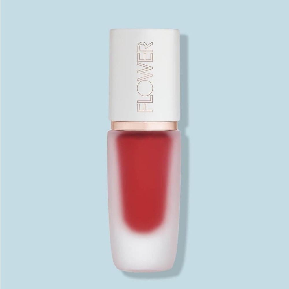 Flower Beauty By Drew ICON Perfect Pout Soft Matte Lip Color | NEW | True Red